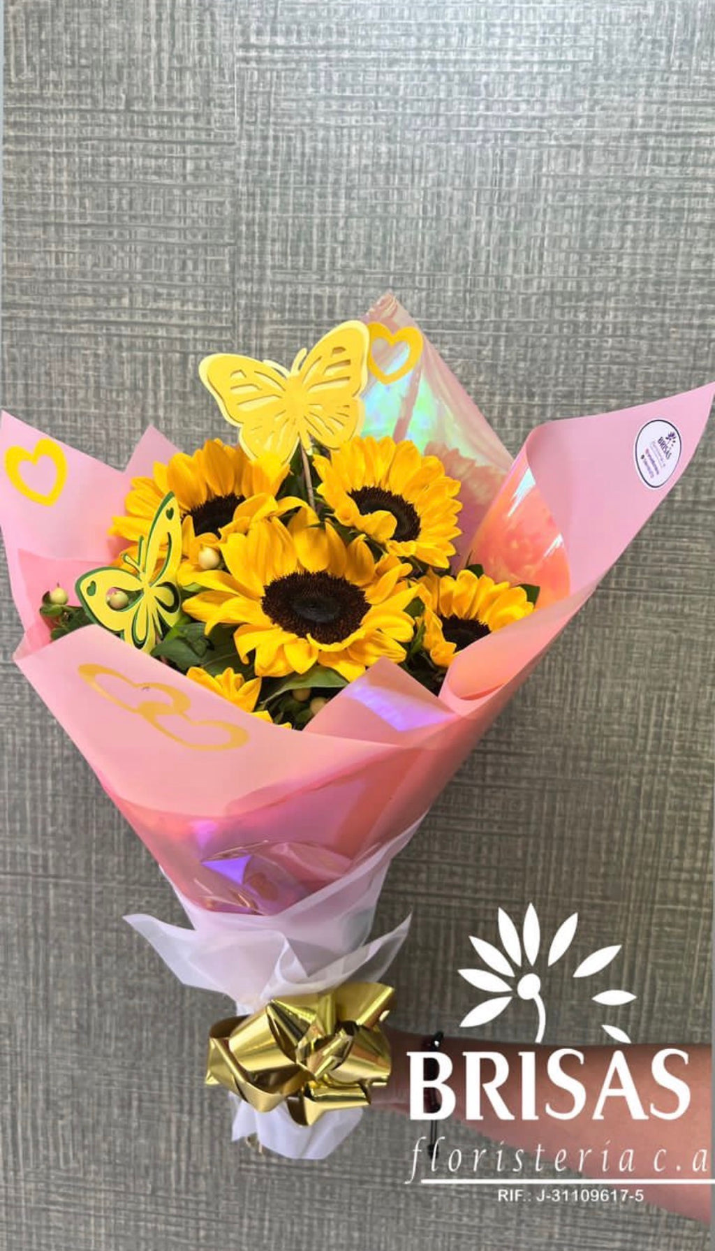 Bouquet 5 girasoles