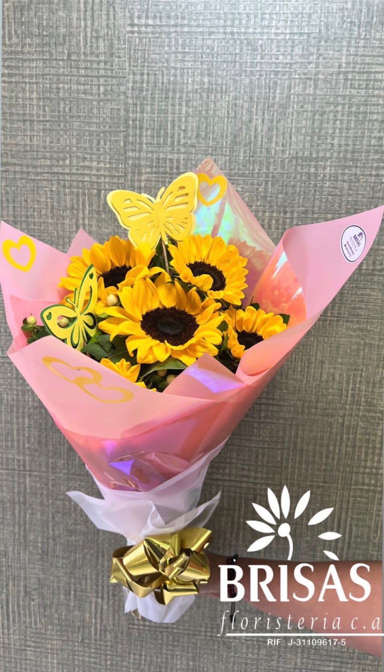 Bouquet 5 girasoles