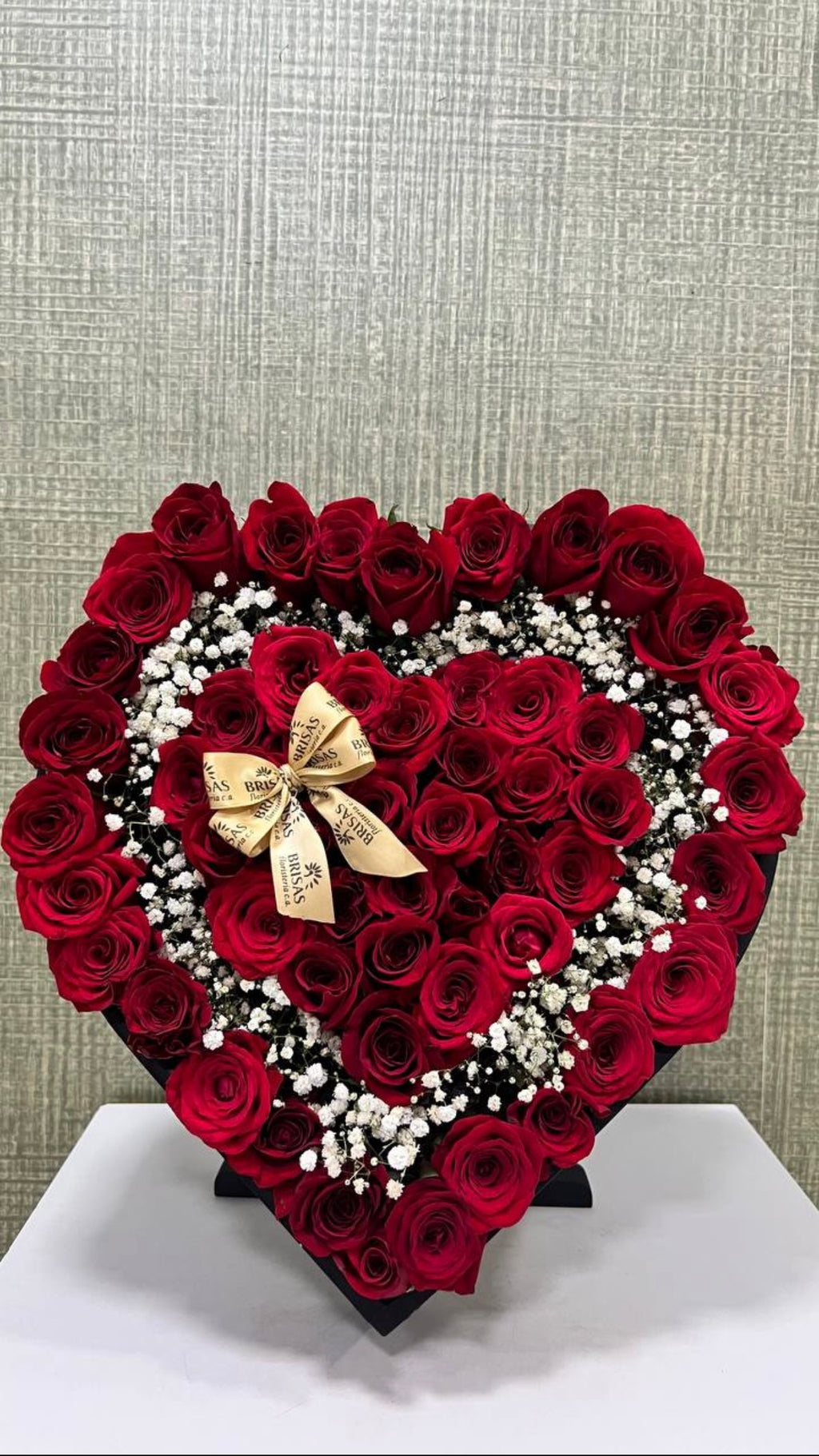 2 Corazones en base de madera