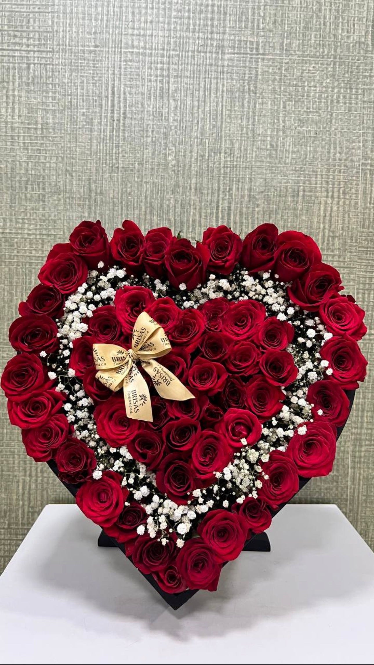 2 Corazones en base de madera