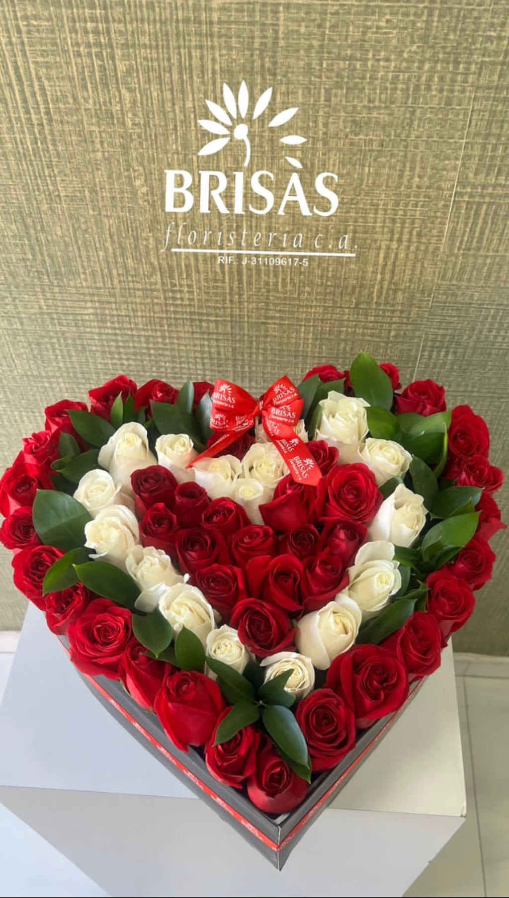 Arreglo en forma de corazón