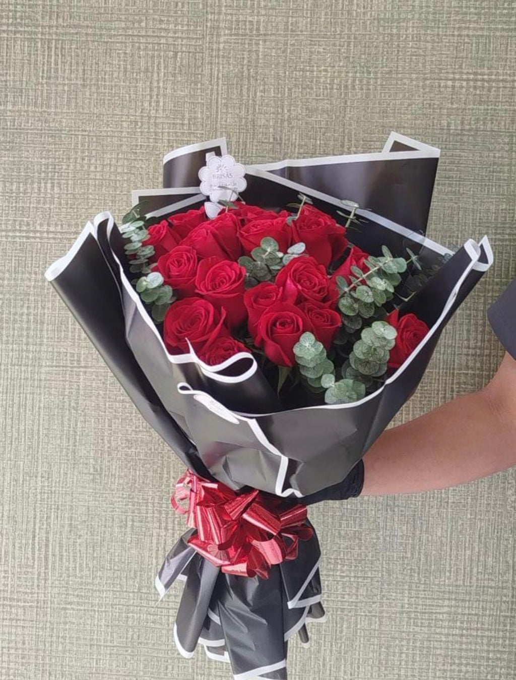 Bouquet grande con 20 rosas