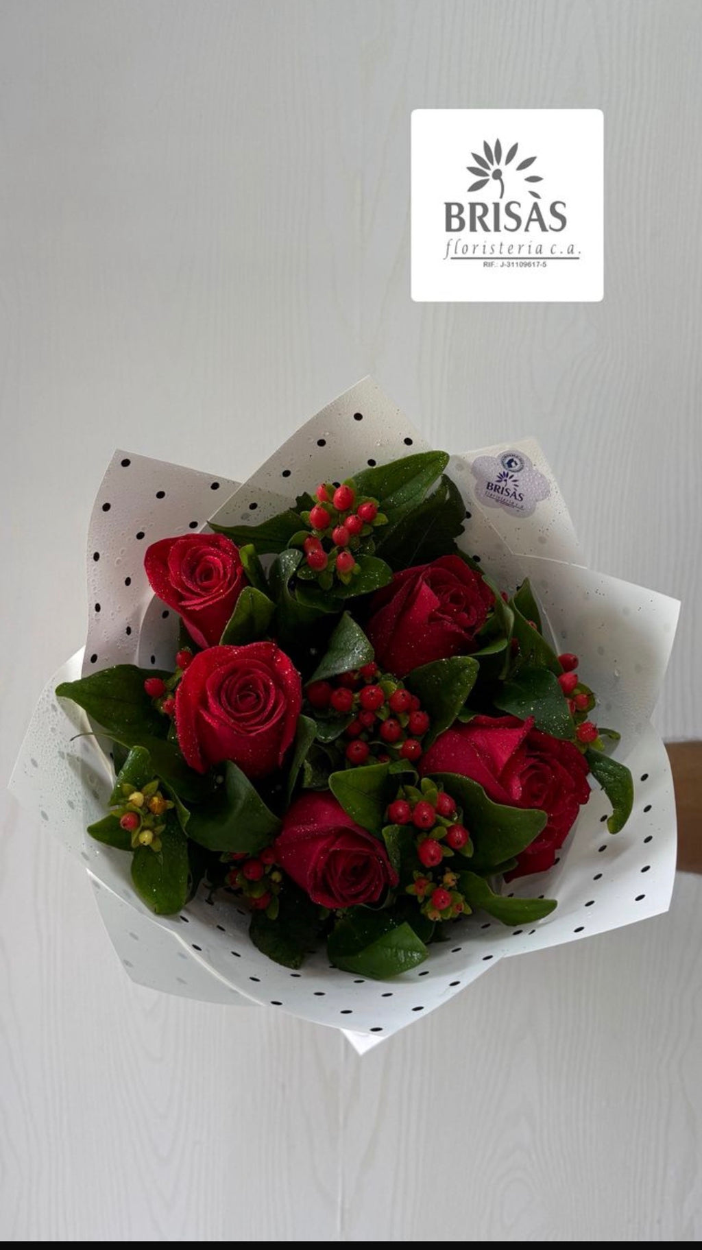 Bouquet de 5 rosas
