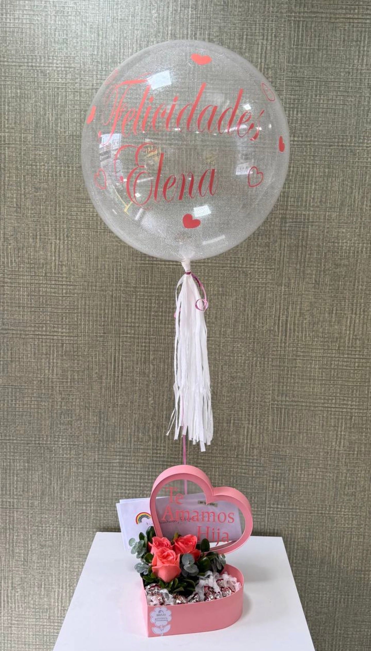 Detalle con globo personalizado