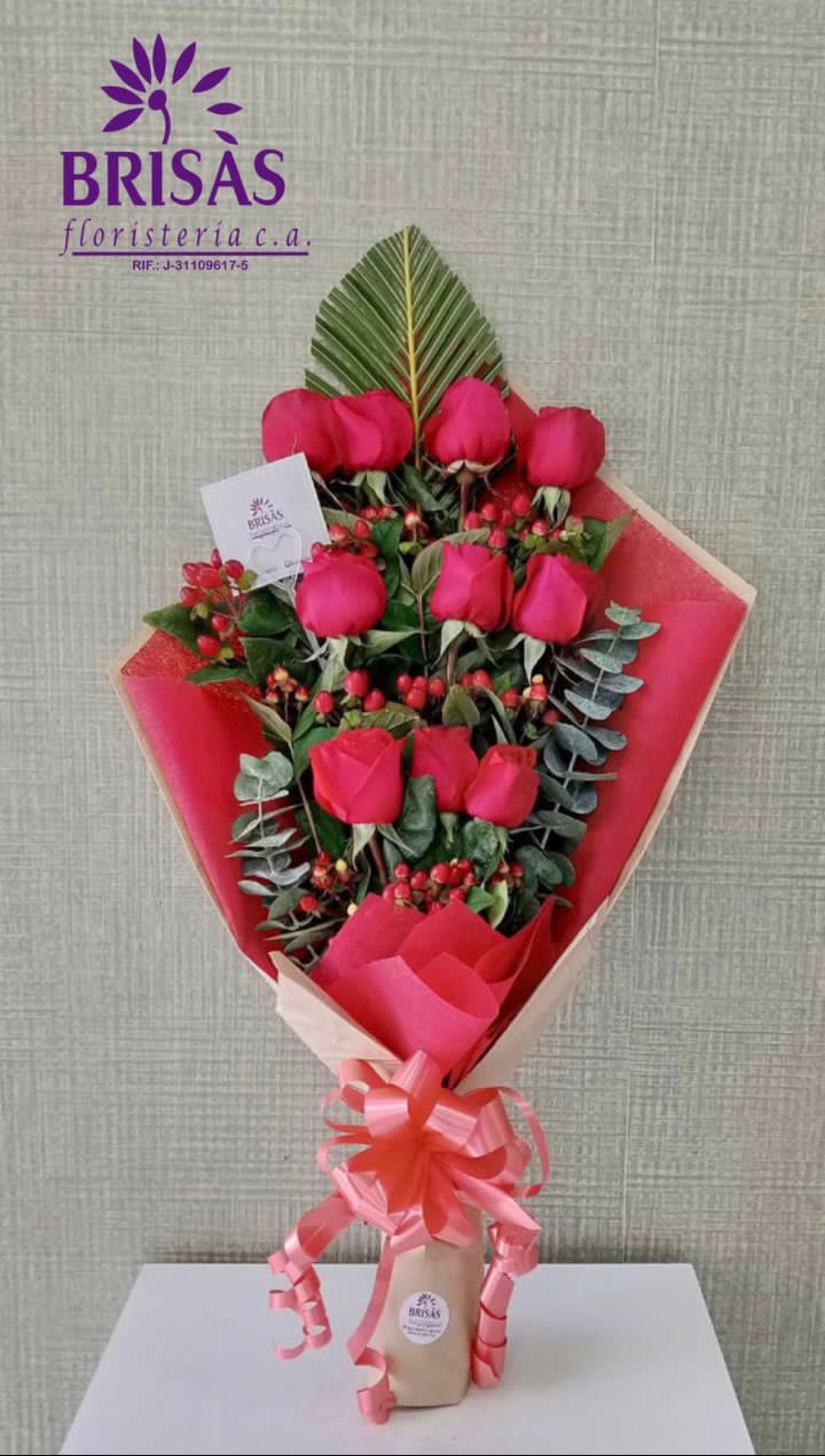 Bouquet de 10 rosas