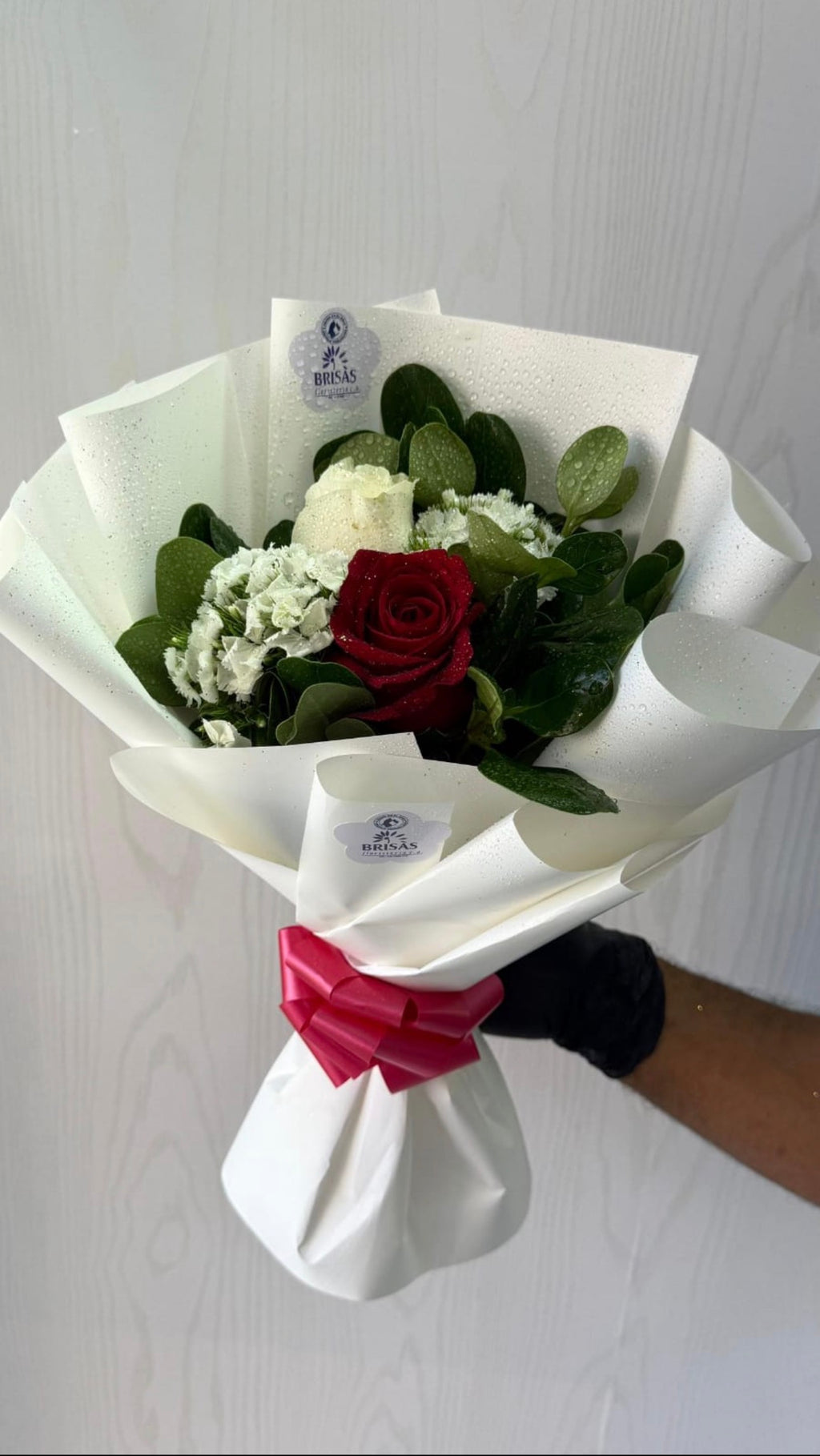 Bouquet de 2 rosas