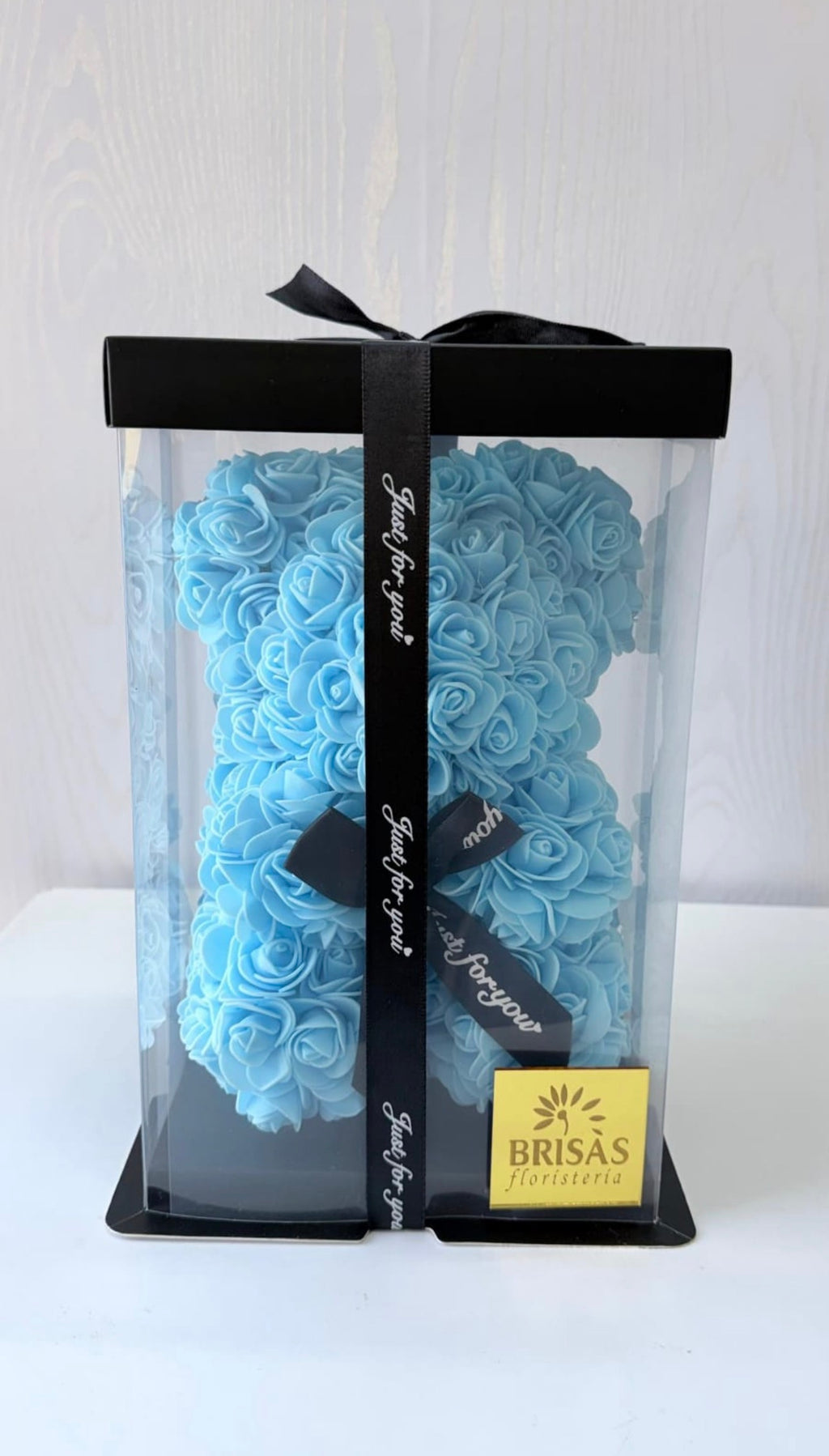 Oso de foami en caja y cinta 30 cm